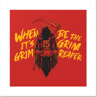 Kansas City Chiefs Grim Reaper Posters and Art